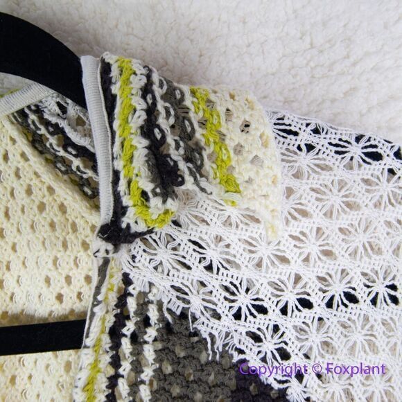 New! Free People Small Kelly Crochet Maxi Top Dress Swim Suit Cover Up, size XS - Picture 8 of 16